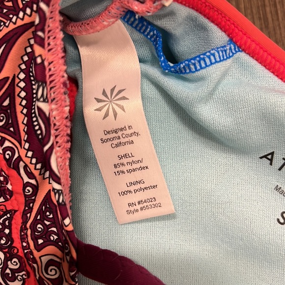 Athleta Nosara Asana Bikini Top Size Small - Picture 5 of 7